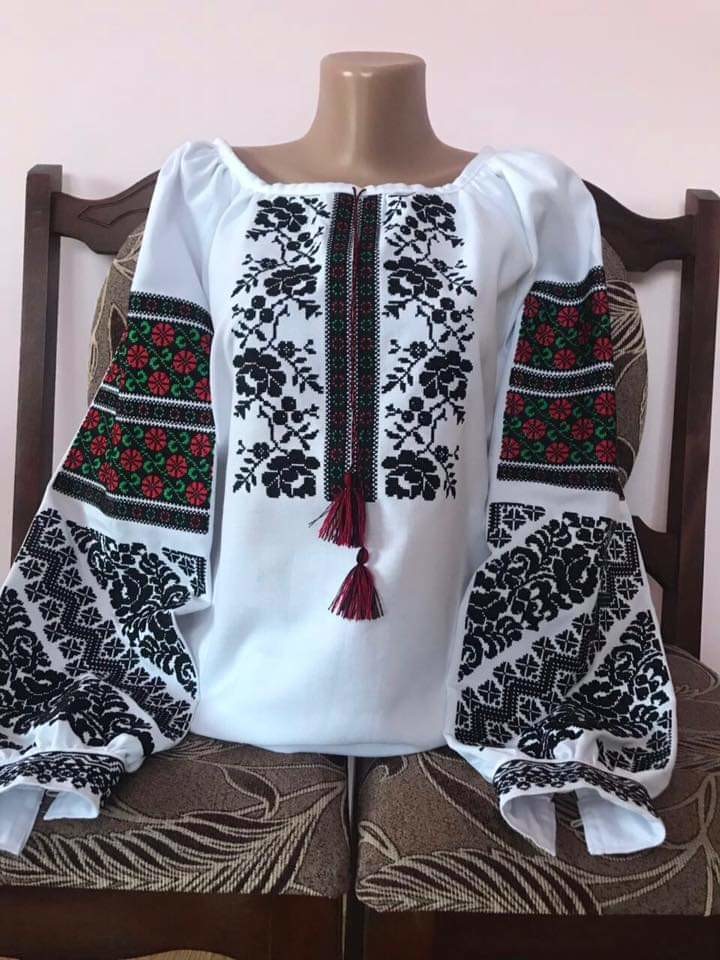 Вишиванка, жіноча вишивана блузка (Арт. 02217