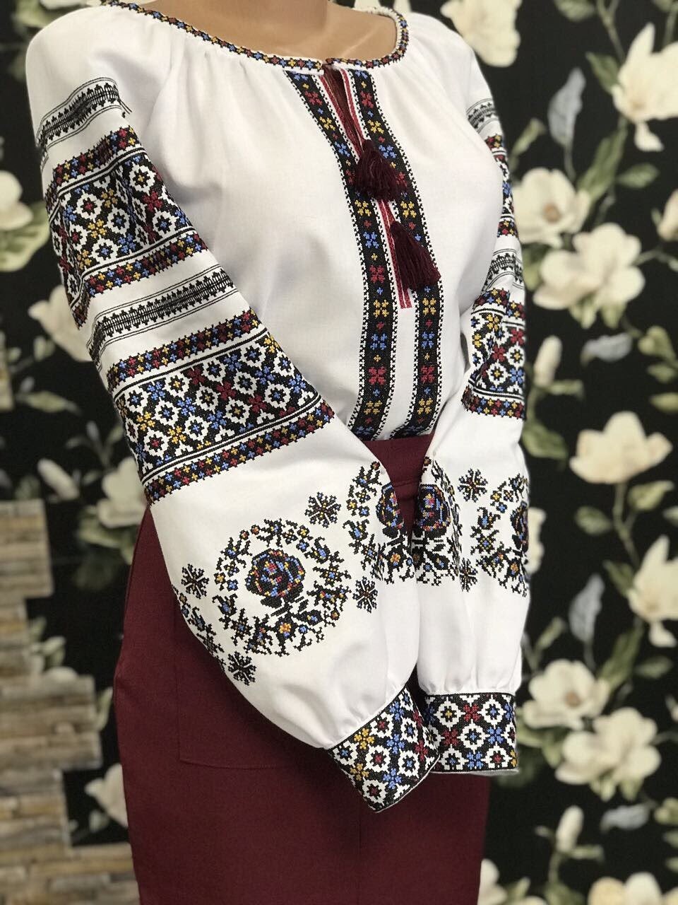 Вишиванка, жіноча вишивана блузка (Арт. 02226)