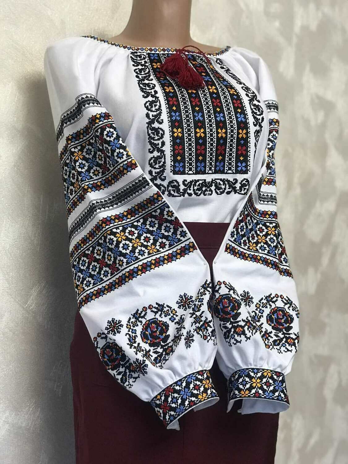 Вишиванка, жіноча вишивана блузка (Арт. 02704)