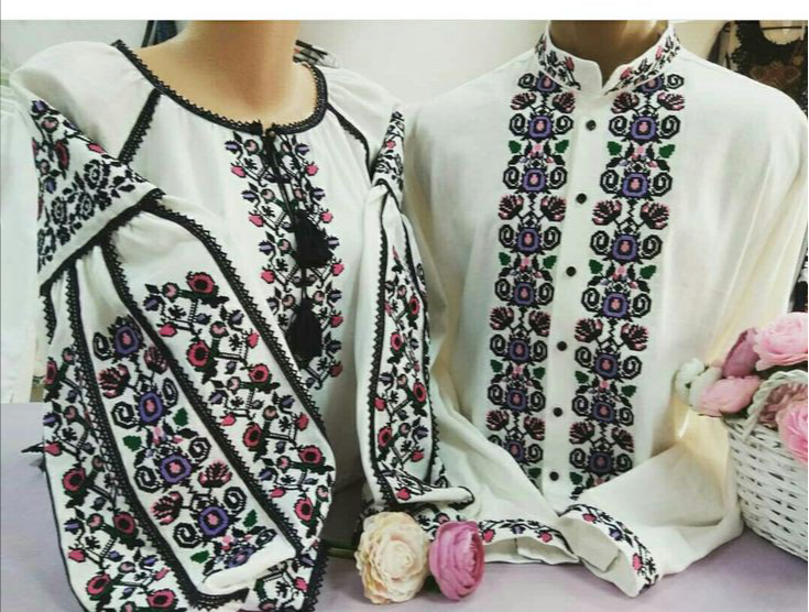 Пара вишиванок, жіноча та чоловіча вишиванка - комплект вишиванок для чоловіка і жінки  (Арт. 03157)