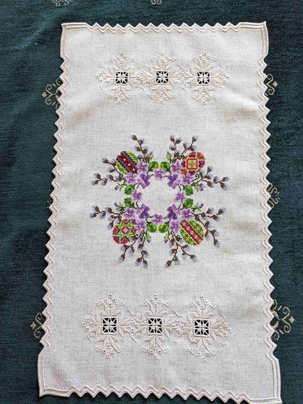 Рушник пасхальний вишиваний "ВЕЛИКОДНИЙ" (Арт. 03505)