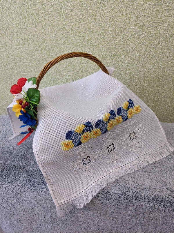 Рушник пасхальний вишиваний "ВЕЛИКОДНИЙ" (Арт. 03509)