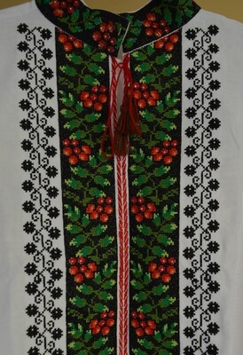 Вишиванка, чоловіча вишита сорочка "Борщівська" (Арт. 01758)