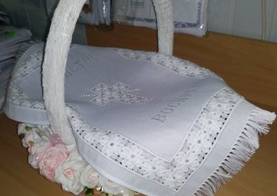 Рушник пасхальний вишиваний "ВЕЛИКОДНИЙ" (Арт. 01868)