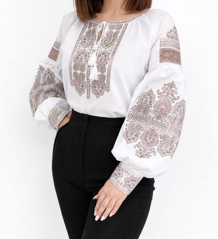 Вишиванка, жіноча вишивана блузка (Арт. 03787)