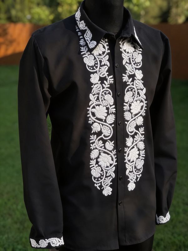 Вишиванка, чоловіча вишита сорочка (Арт. 03805)