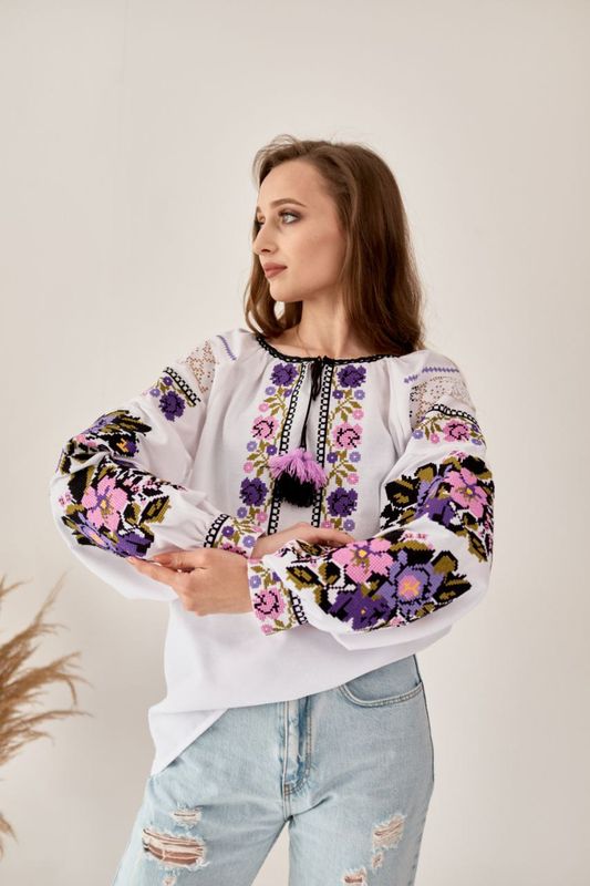 Вишиванка, жіноча вишивана блузка (Арт. 03808)