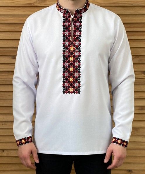 Вишиванка, чоловіча вишита сорочка (Арт. 03822)