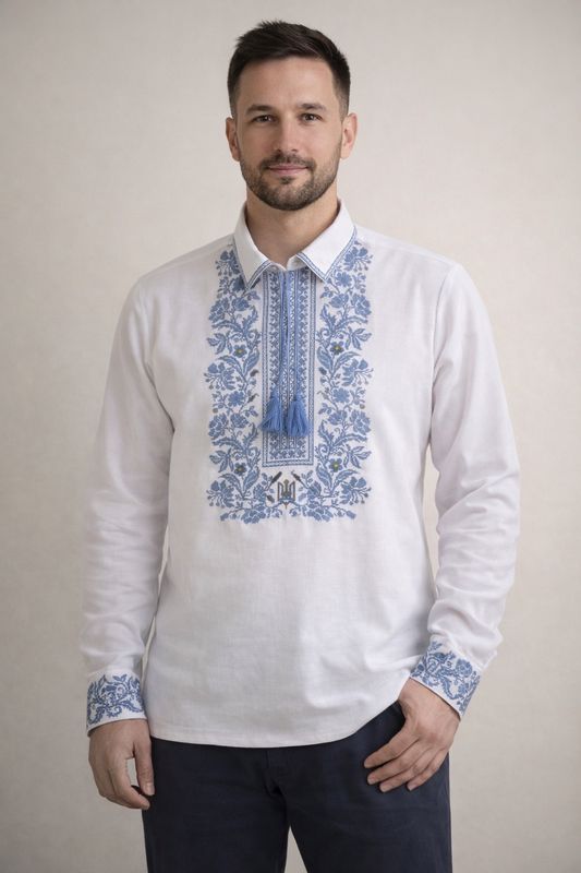 Вишиванка, чоловіча вишита сорочка "Чари" (Арт. 01591)