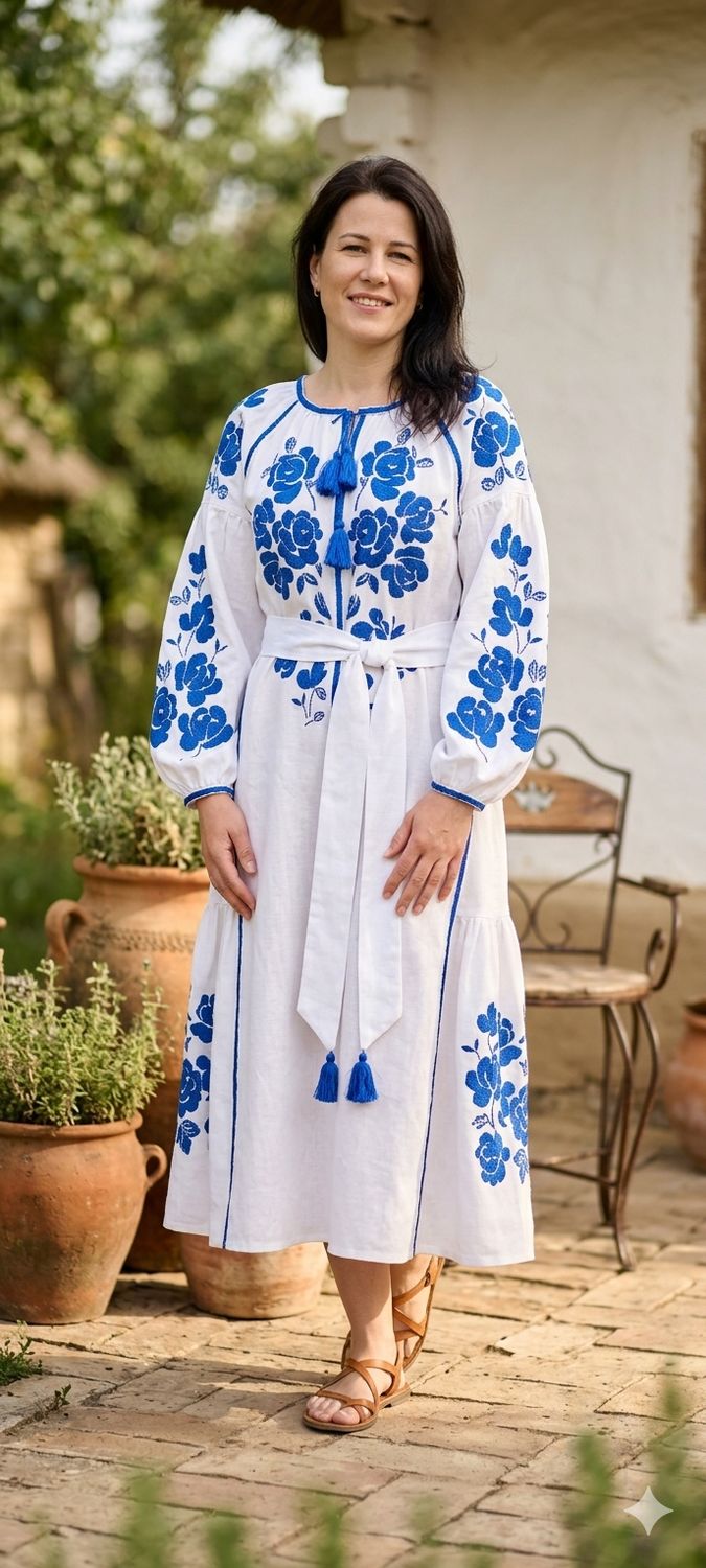 Вишиванка жіноча, сукня вишивана "Бохо" (Арт. 03848)