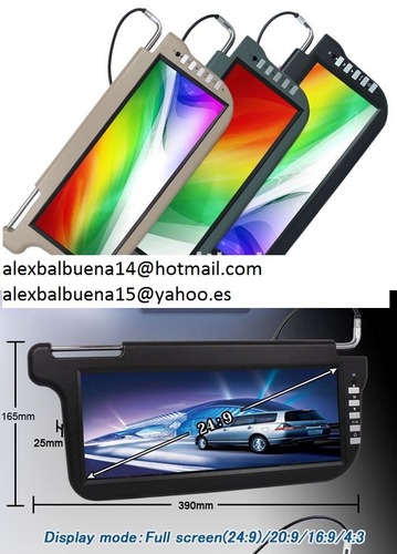 Viseras Con Pantalla De 12.2 Pulgadas (inluyen 2 Viseras)