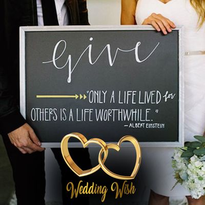 Wedding Wish Donation Wedding Wish Donation