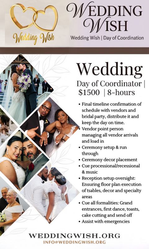 Wedding Day Coordinator