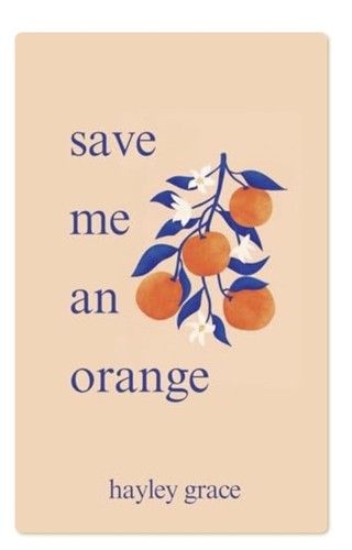 Save me an orange