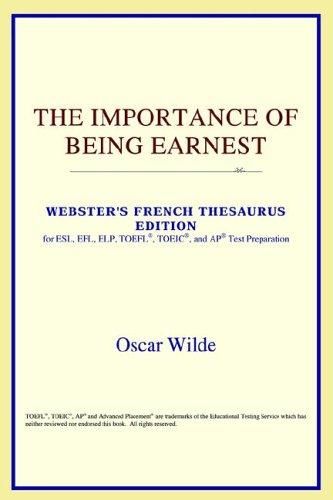 The Importance of Being Earnest