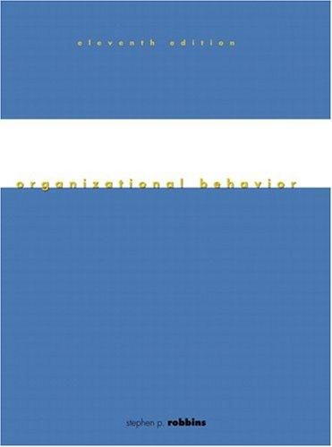 Organizational Behavior
