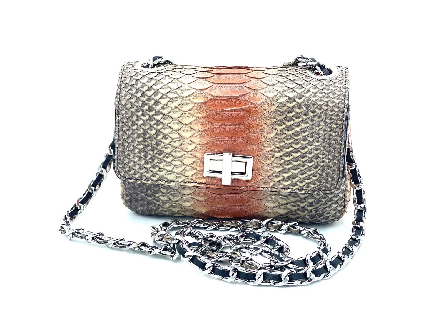 Kylie Python Crossbody