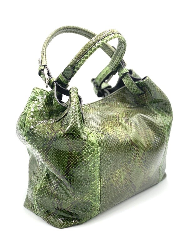 Alessandra Python Handbag