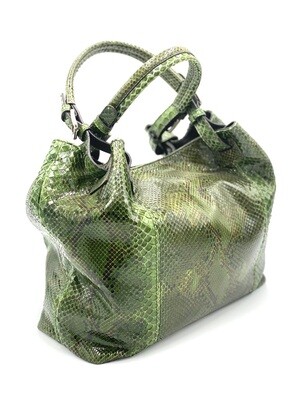 Alessandra Python Handbag