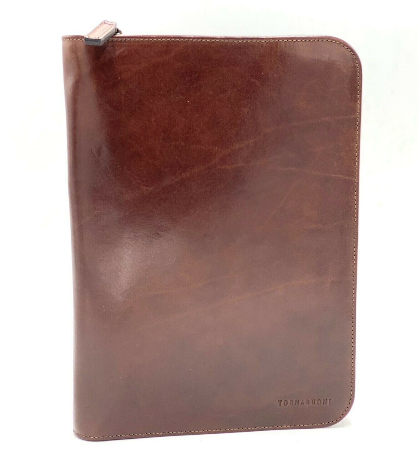Clarkson Zippered Portfolio, Color: Chestnut Brown