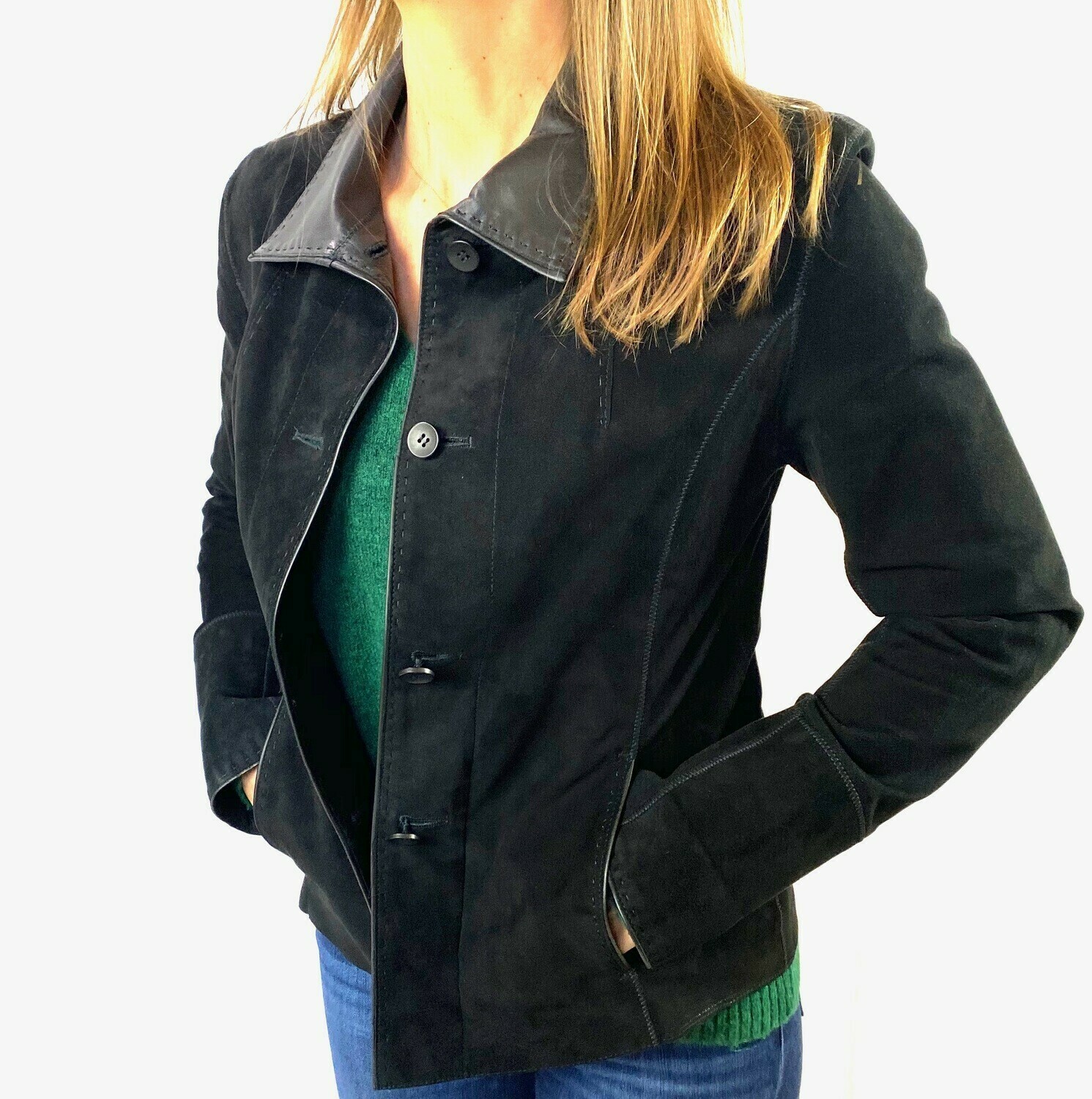 Lina Reversible Jacket, Color: Black