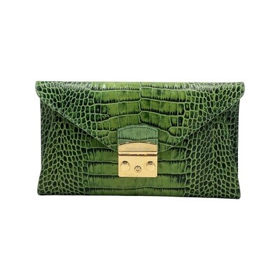 Everly Embossed Clutch