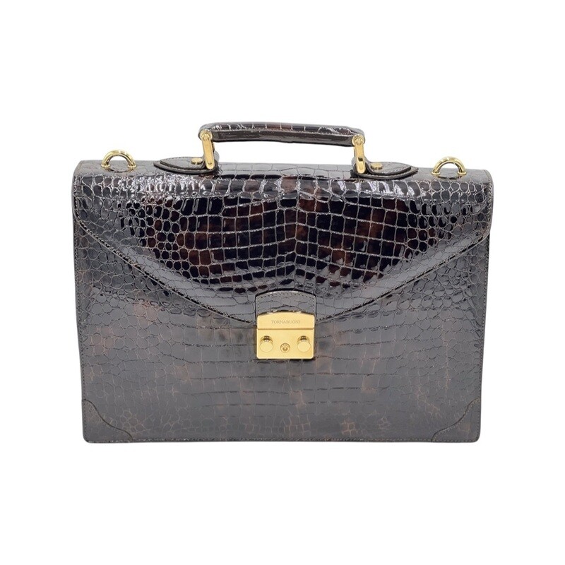 Ezra Embossed Briefcase