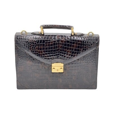 Ezra Embossed Briefcase