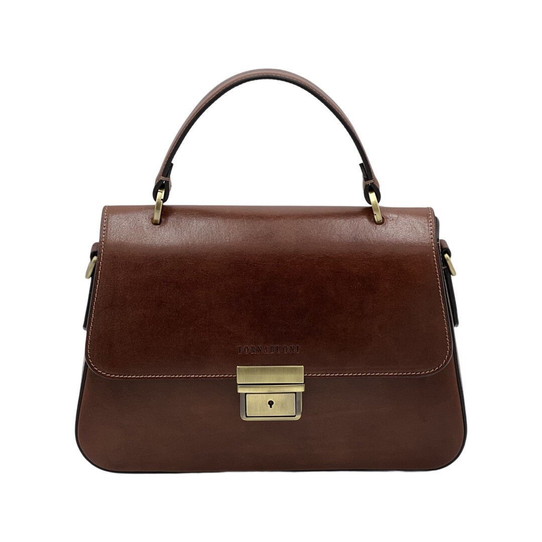 Nene Handbag, Color: Chestnut Brown
