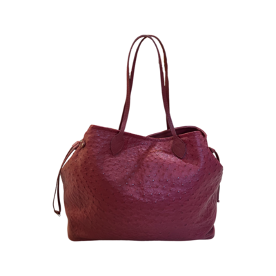 Wesley Weekender Ostrich Tote