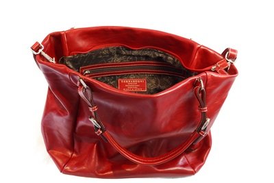 Sacoche Bandoulière Vintage GIADA En Cuir Marron - Occasion, Style Rétro Et Pratique