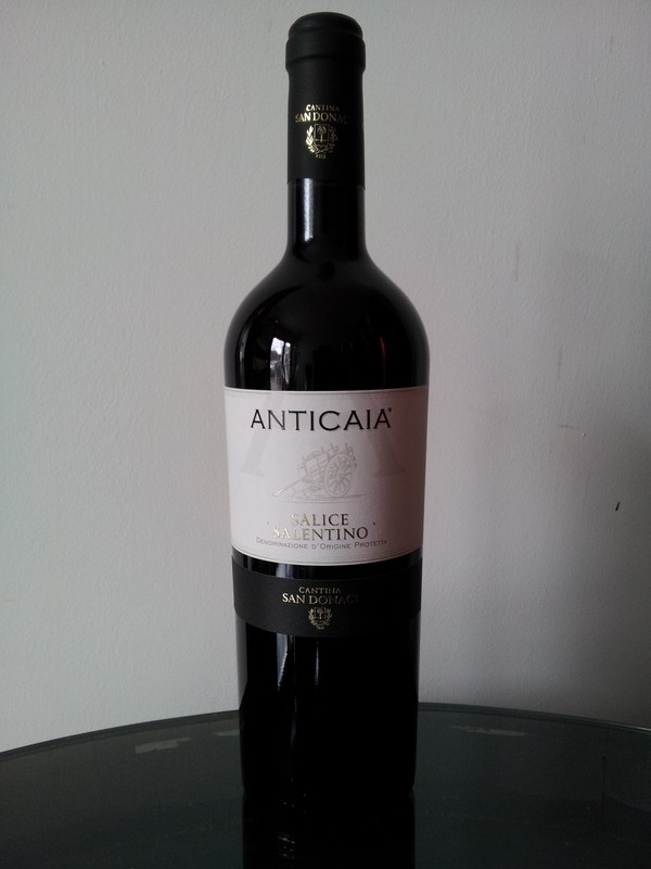 Btg 0,75 lt - Rosso &quot;ANTICAIA&quot; Salice Salentino D.O.P.