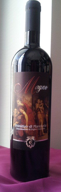 Btg 0,75 lt - Primitivo di Manduria &quot;MAGNO&quot; D.O.C.