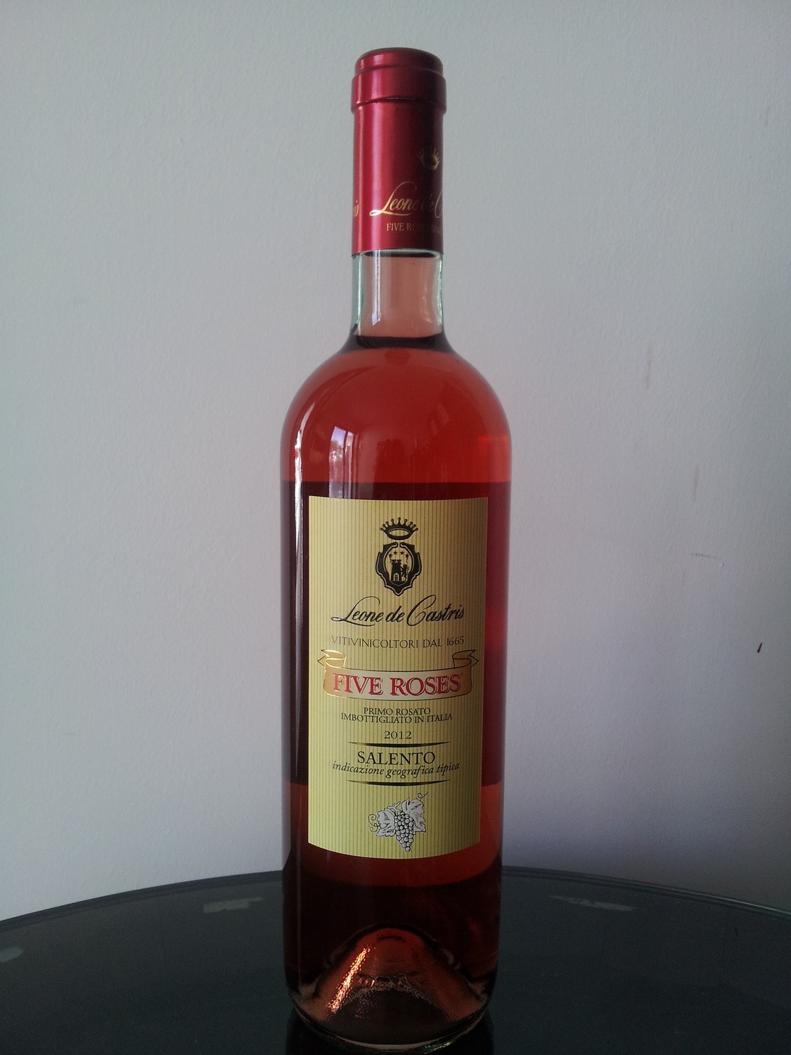 Btg 0,75 lt -Vino Rosato FIVE ROSES Igp Salento 12° &quot;De Castris&quot;