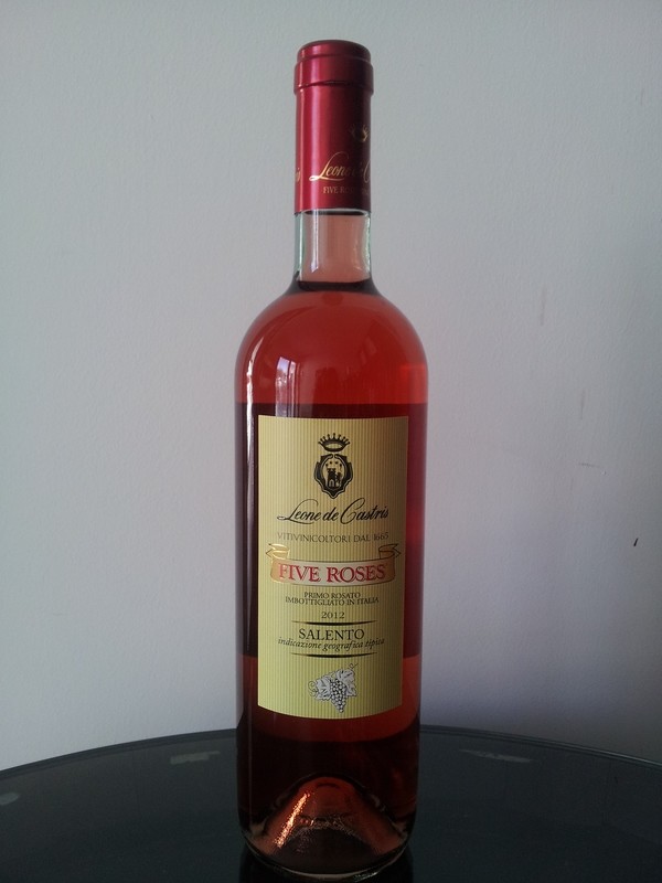 Btg 0,75 lt -Vino Rosato FIVE ROSES Igp Salento 12° &quot;De Castris&quot;