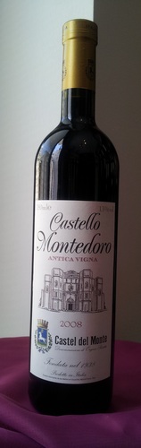 Btg 0,75 lt - Rosso &quot;CASTELLO MONTEDORO&quot; Castel del Monte D.O.P.