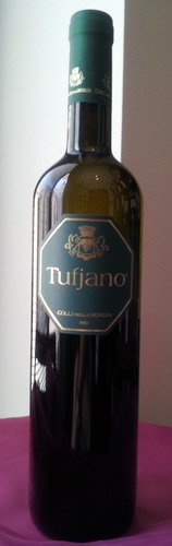 Btg 0,75 lt - Bianco &quot;TUFJANO&quot; I.G.P. Puglia Agricoltura Biologica