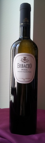 Btg 0,75 lt - Bianco &quot;ERBACEO&quot; I.G.P. Puglia Agricoltura Biologica