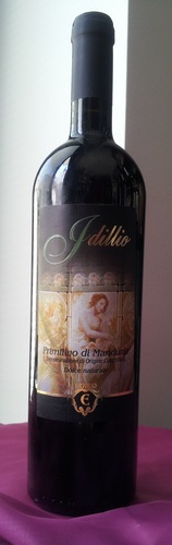 Btg 0,75 lt - Primitivo di Manduria D.O.C. &quot;IDILLIO&quot; DOLCE NATURALE