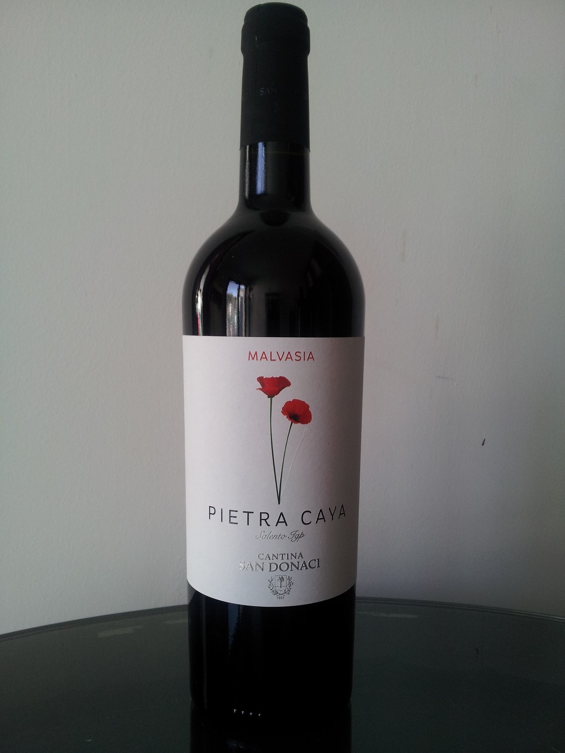 Btg 0,75 lt -Vino Rosso Pietra Caya Malvasia Salento Igp Amabile 13° &quot;San Donaci&quot;