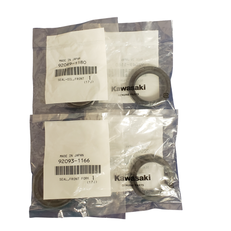 Road Passion Front Fork Oil & Dust Seal Kit - 38x50x11mm For Kawasaki KLR650 1987-2003 | Motorcycle Fork Repair