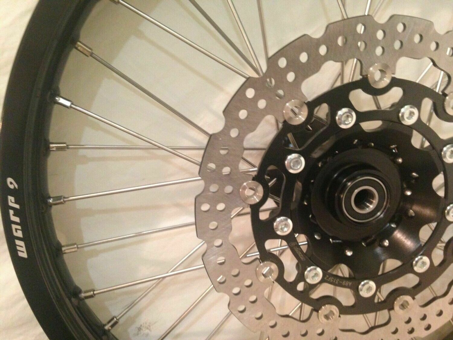 Warp 9 KLR650 Black Front Wheel KLR 650 1987 2018