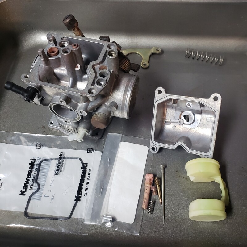 Carburetor Repair Kit For Kawasaki KL650 KLR650 (1987-2005) - Includes Diaphragm, Float, And Gaskets