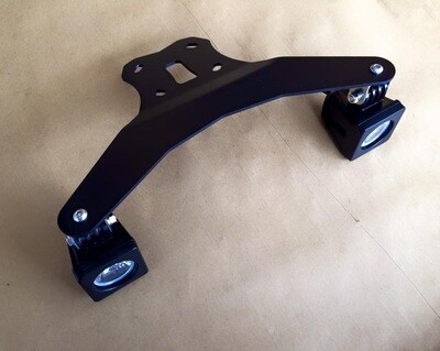 JNS Engineering KLR650 Auxiliary LED Light Mounting Bracket (1987-2007)