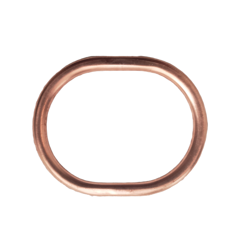 KLR 600 1988 Exhaust Gasket Copper KL600A3 Oval New 