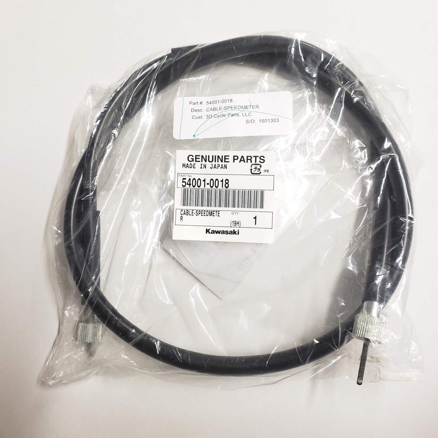 KLR650 2008-2018 Speedometer Cable OEM 54001-0018