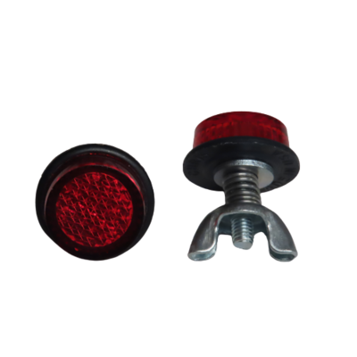 Chris Products Reflector Hardware 2 Pack Red