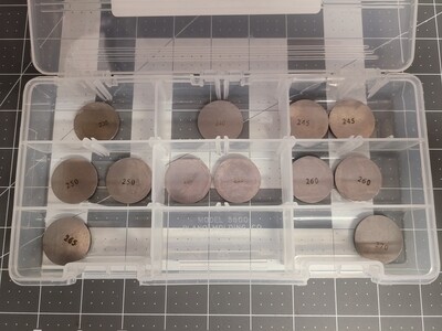 3D Cycle Parts KLR 650 Valve Shim Kit (12 Shims) 1987-2018 &amp; 2022+