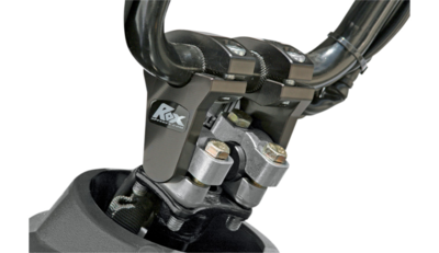 Rox Speed FX 2" Handlebar Risers Black 7/8" OEM Bar Mount to Use  7/8" Bars