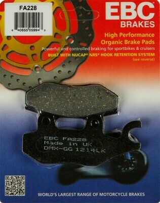 EBC Brake Pads - Organic (2008-2018) &amp; 2022-up KLR 650